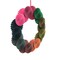 Holiday Paper Blossom Wreath | Paper Flower Wreath, Christmas Wreath, Holiday Door